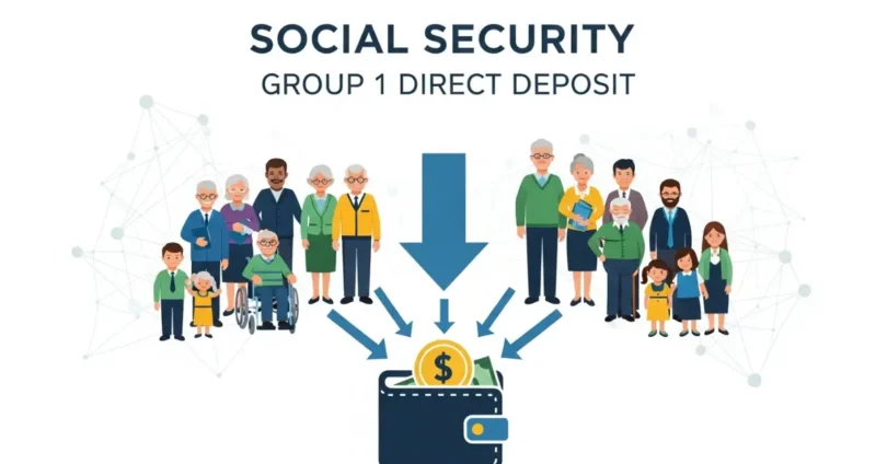 social security group 1 direct deposit